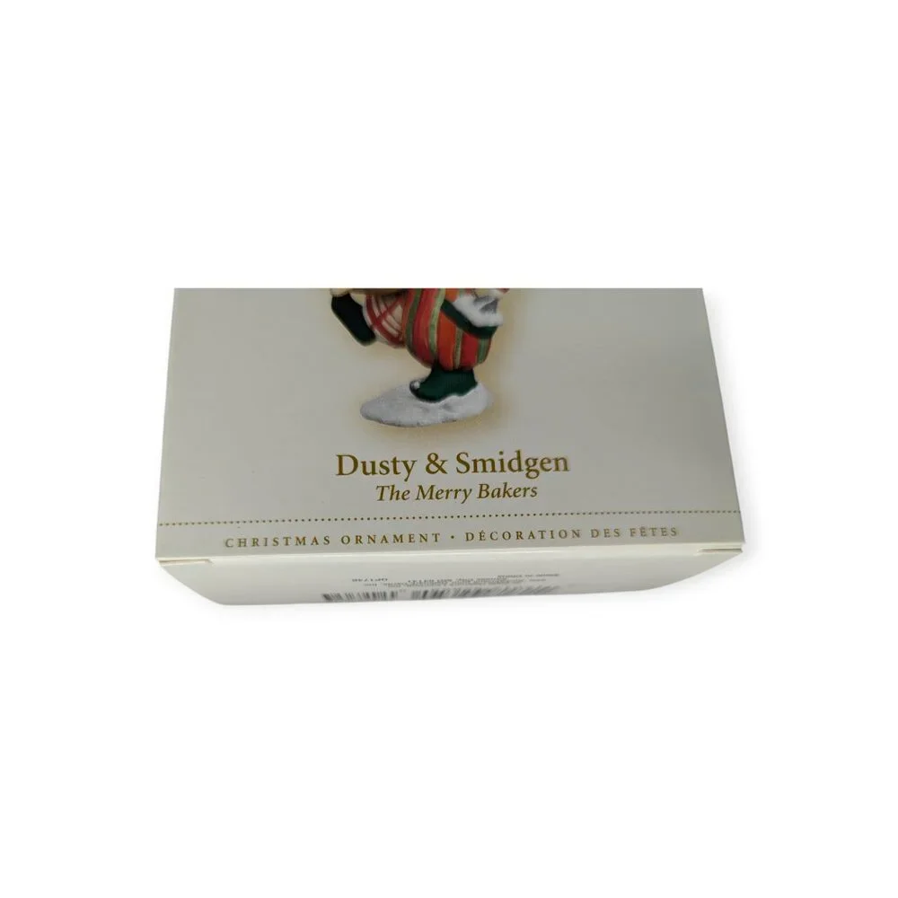 Hallmark Keepsake 2006 Dusty & Smidgen The Merry Bakers Christmas Ornament